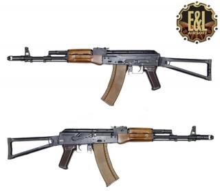 E&L AKS74N Essential Mosfet Full Wood & Steel Folding Stock AEG by E&L
